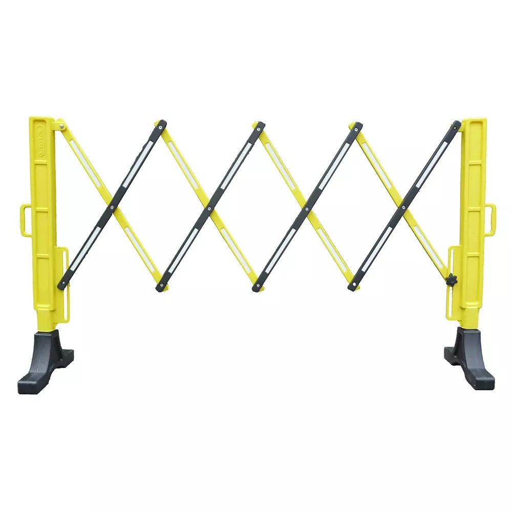 RS PRO Safety Barrier Polypropylene Black, Yellow Color, 2845279