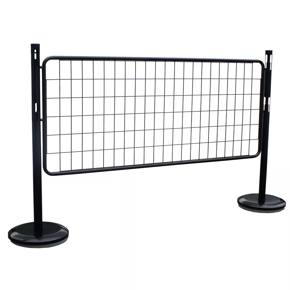 RS PRO Safety Barrier Steel Black Color, 2845281