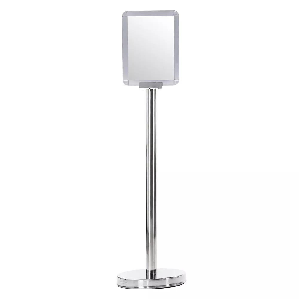 RS PRO Safety Barrier Steel Chrome Color, 2843599