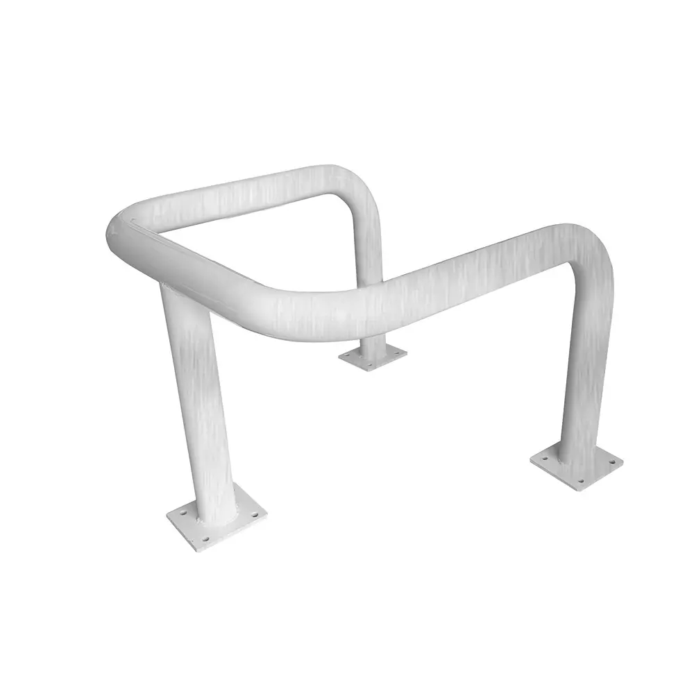 RS PRO Safety Barrier Galvanised Steel Grey Color, 2843489