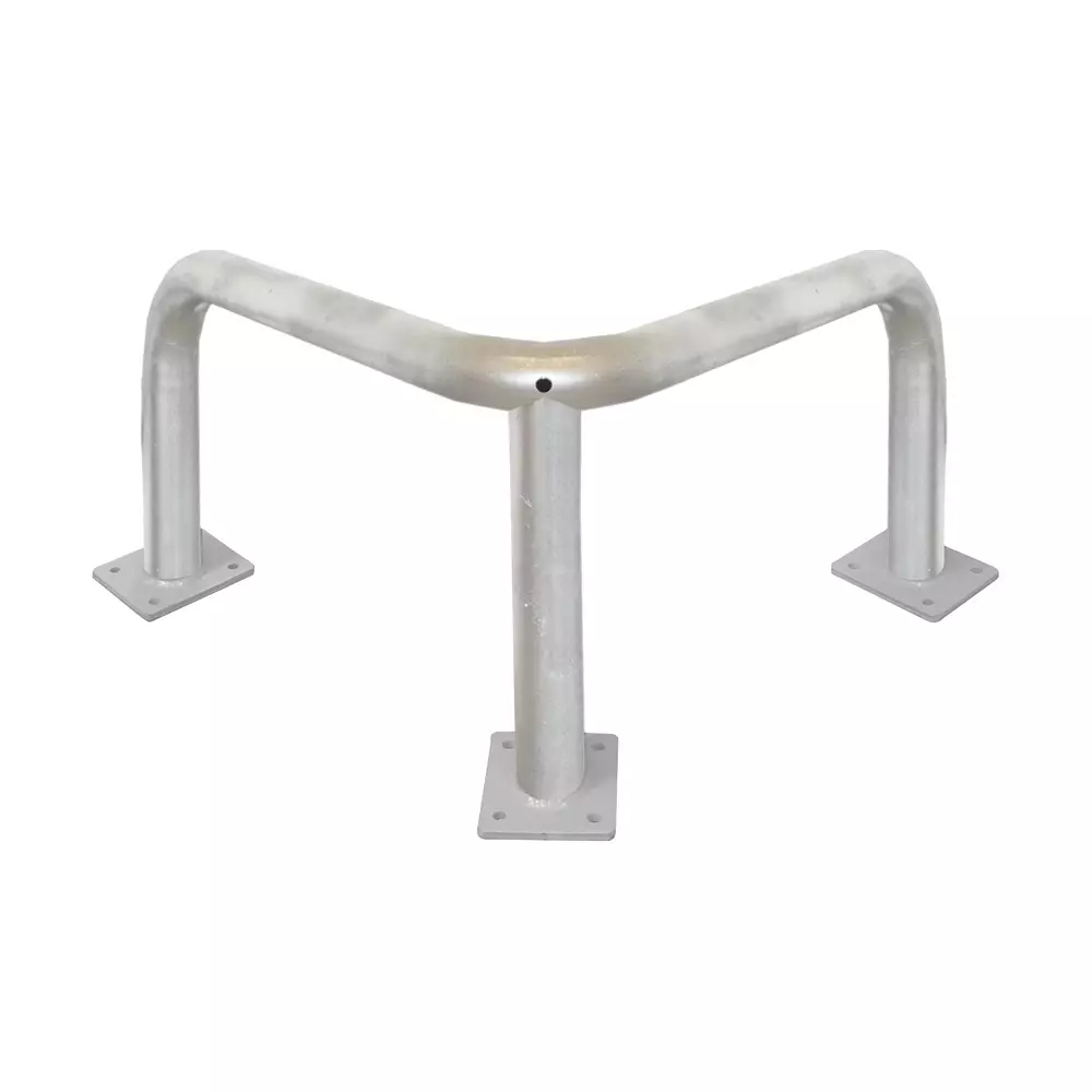 RS PRO Safety Barrier Galvanised Steel Grey Color, 2845165