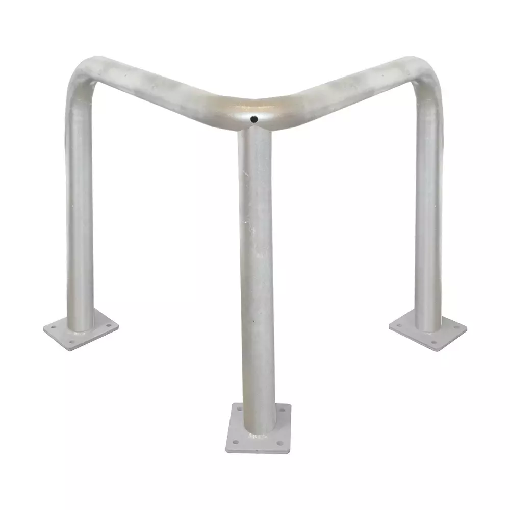 RS PRO Safety Barrier Galvanised Steel Grey Color, 2845166