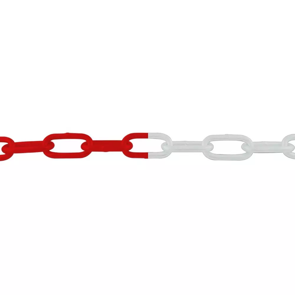 RS PRO Safety Barrier Steel Red, White Color, 2845250