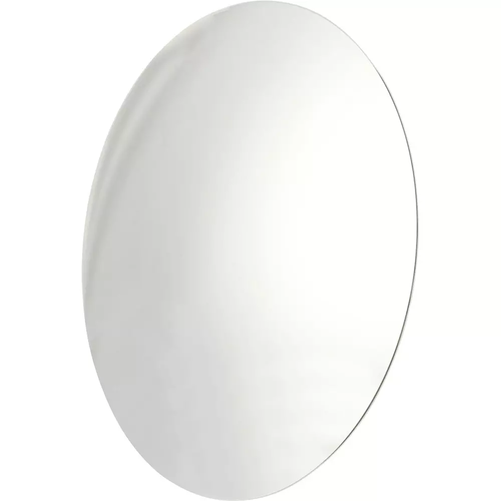 MonotaRO Acrylic Mirror Round With Double-Sided Tape, 50535784