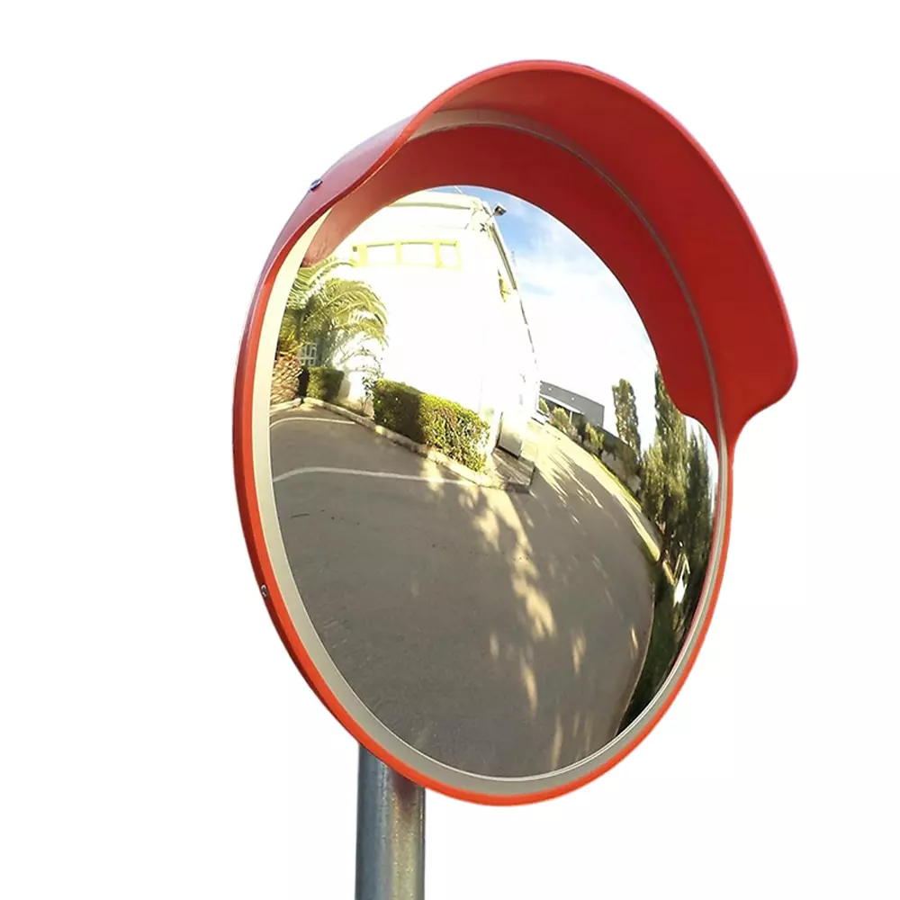 H2 Convex Mirror 100 cm (40 inch) Mirror Size Wall or Pole Mount High-Quality Acrylic/Polycarbonate 4 Kg (Pack of 5)