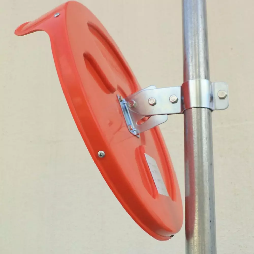 H2 Convex Mirror 100 cm (40 inch) Mirror Size Wall or Pole Mount High-Quality Acrylic/Polycarbonate 4 Kg (Pack of 5)