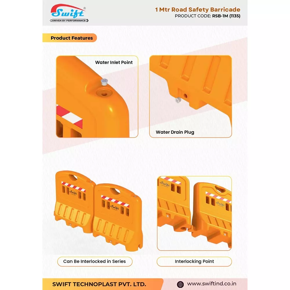 swift-technoplast-1-mtr-yellow-lldpe-road-safety-barricade-traffic-barriers-1100xw350x1000-mm-rsb-1m-1135