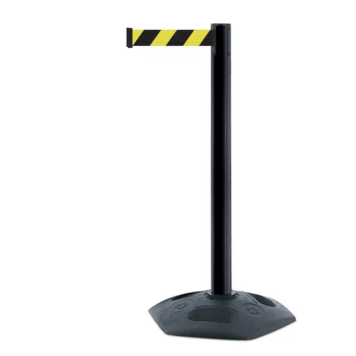Tensator Black Yellow Plastic Retractable Barrier 3.65m Yellow/Black Tape, 886T-33-D4