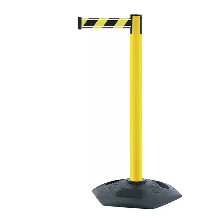 Tensator Black Yellow Plastic Retractable Barrier 3.65m Yellow/Black Tape, 886T-35-NV-D4
