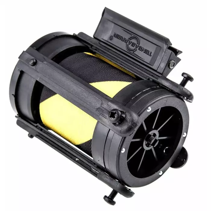 Tensator Black Yellow PET Retractable Barrier 3.65m, CAS-MAX-D4