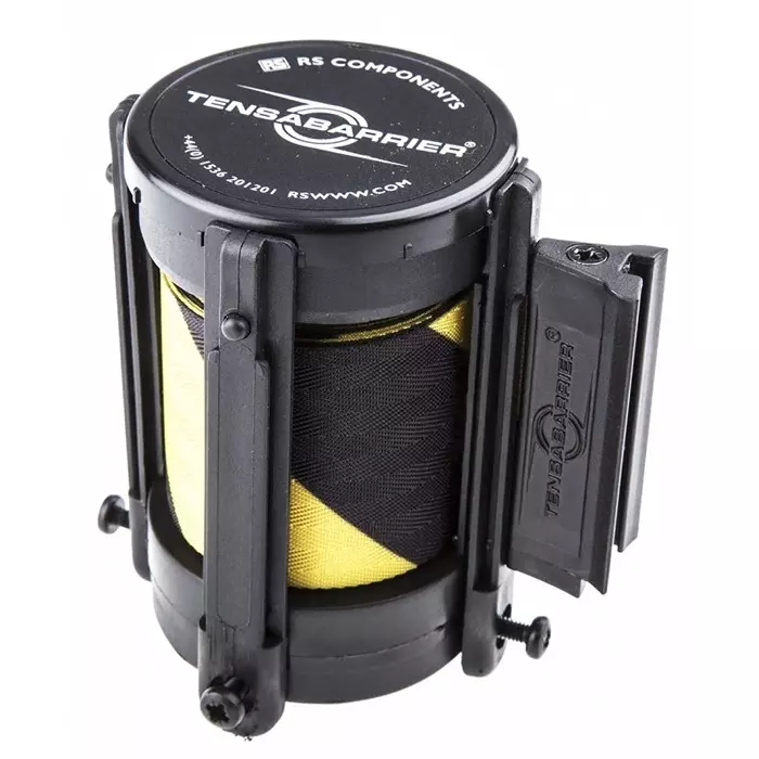 Tensator Black Yellow PET Retractable Barrier 3.65m, CAS-MAX-D4