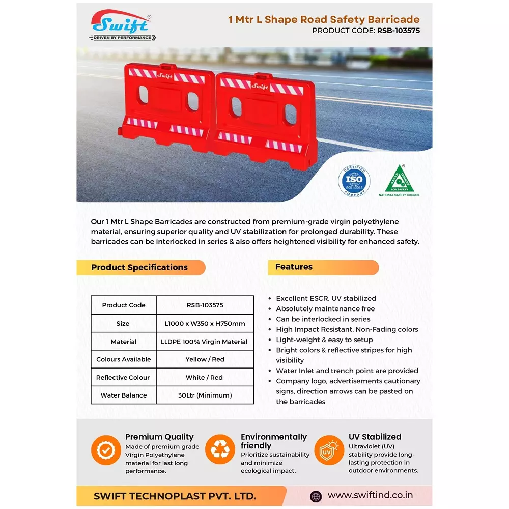 swift-technoplast-1-mtr-yellow-lldpe-l-shape-road-safety-barricade-traffic-barriers-1000x350x750-mm-rsb-1ml-1035