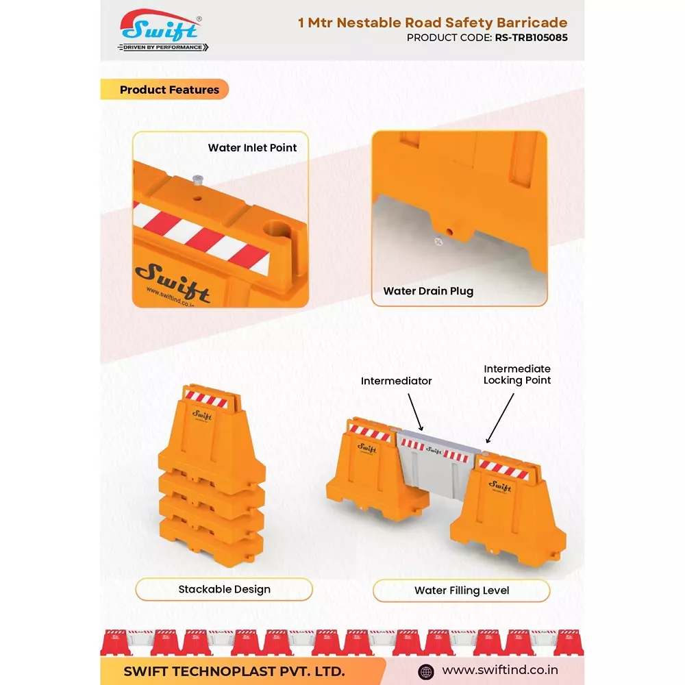swift-technoplast-1-mtr-red-lldpe-nestable-road-safety-barricade-traffic-barriers-1000x500x850mm-rsb-1m-ne1050