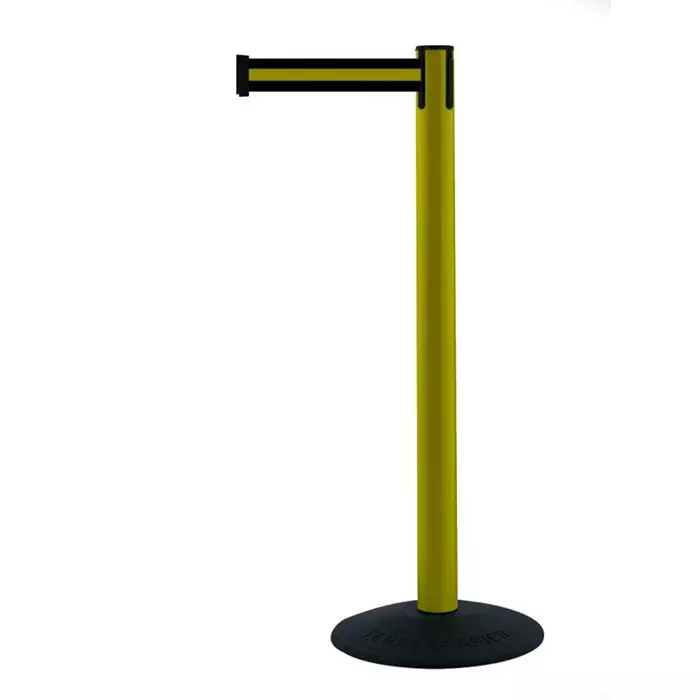 Tensator Black Yellow Plastic Retractable Barrier 2.3m Yellow/Black Tape, 875T-35-S4