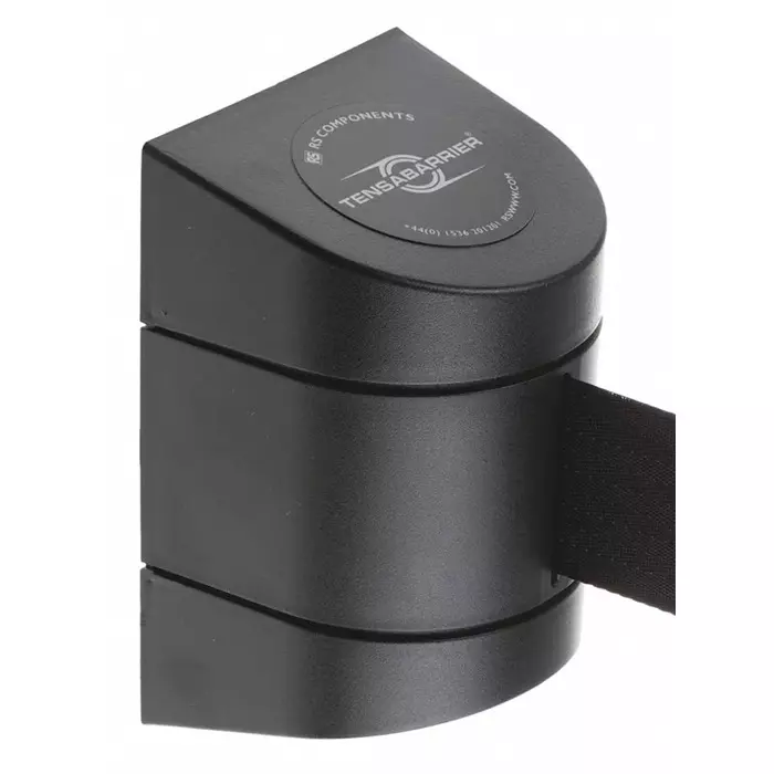 Tensator Black PET Retractable Barrier 4.6m Black Tape, 897-33-33-B9