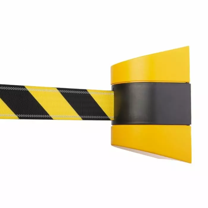 Tensator Black Yellow Retractable Barrier 8m Yellow/Black Tape, 899-35-NV-D4