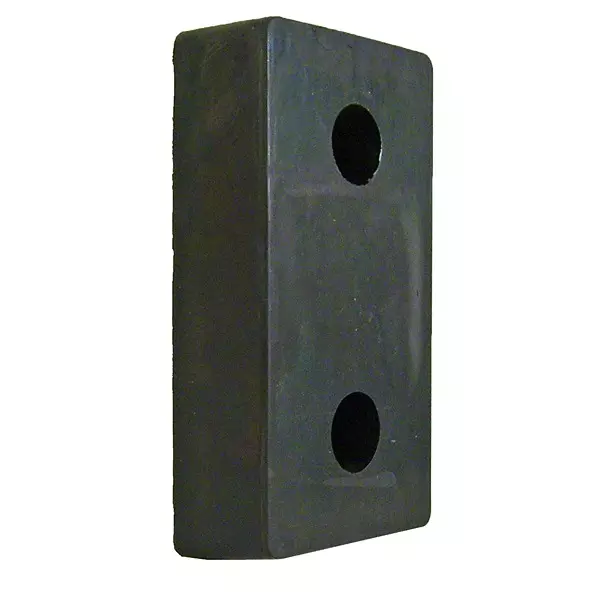 RS PRO Impact Protector Rubber Black 300 mm Straight, 2843519