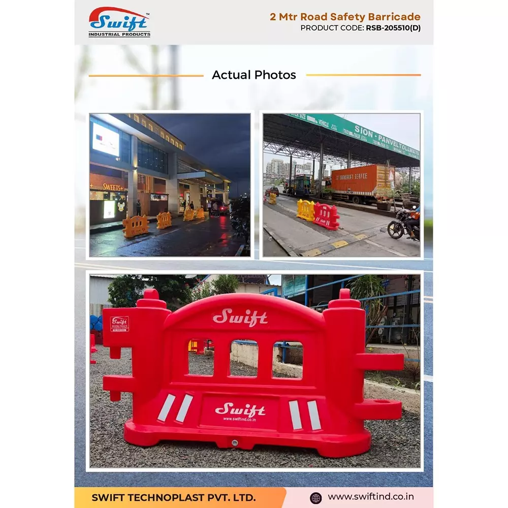 swift-technoplast-red-2-mtr-lldpe-road-safety-barricade-traffic-barriers-2000x550x1000-mm-rsb-2m-2055