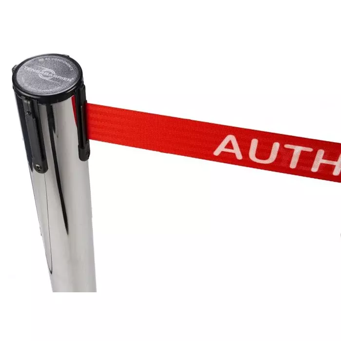 Tensator Red White Retractable Barrier 2.3m Red White Tape, 889U-1P-RA