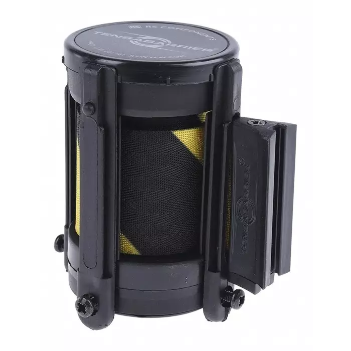 Tensator Black Yellow Retractable Barrier 2.3m Yellow/Black Tape, CAS-STD-D4