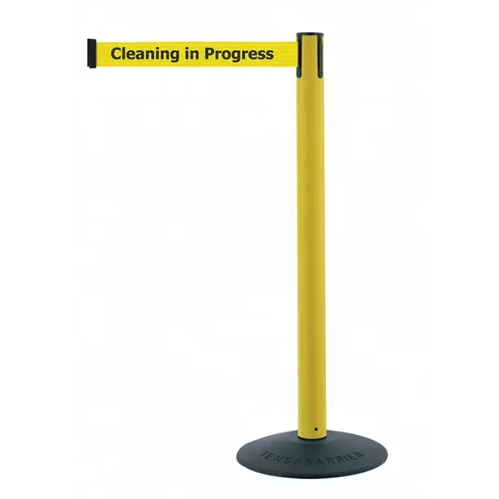 Tensator Black Yellow Plastic Retractable Barrier 2.3m Yellow/Black Tape, 875T-35-YC