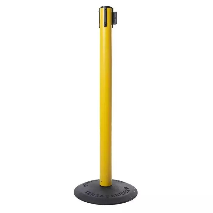 Tensator Black Yellow Plastic Retractable Barrier 2.3m Yellow/Black Tape, 875T-35-YC