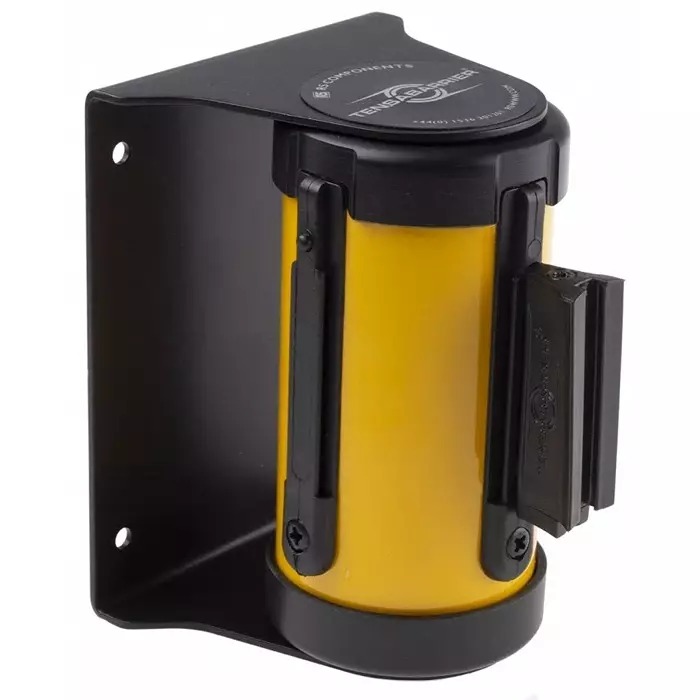 Tensator Black Yellow Retractable Barrier 2.3m Yellow/Black Tape, 180-33S-35-D4