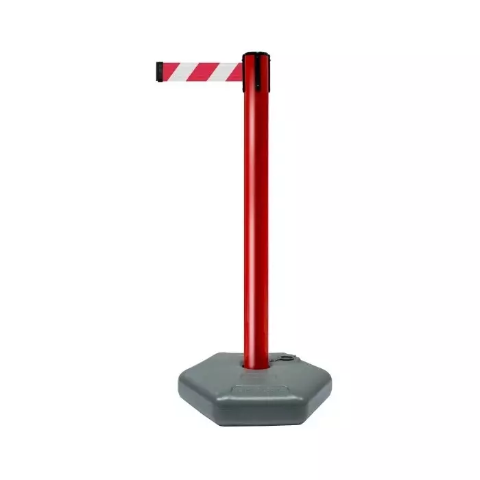Tensator Red White Plastic Retractable Barrier, 885T-21-D3