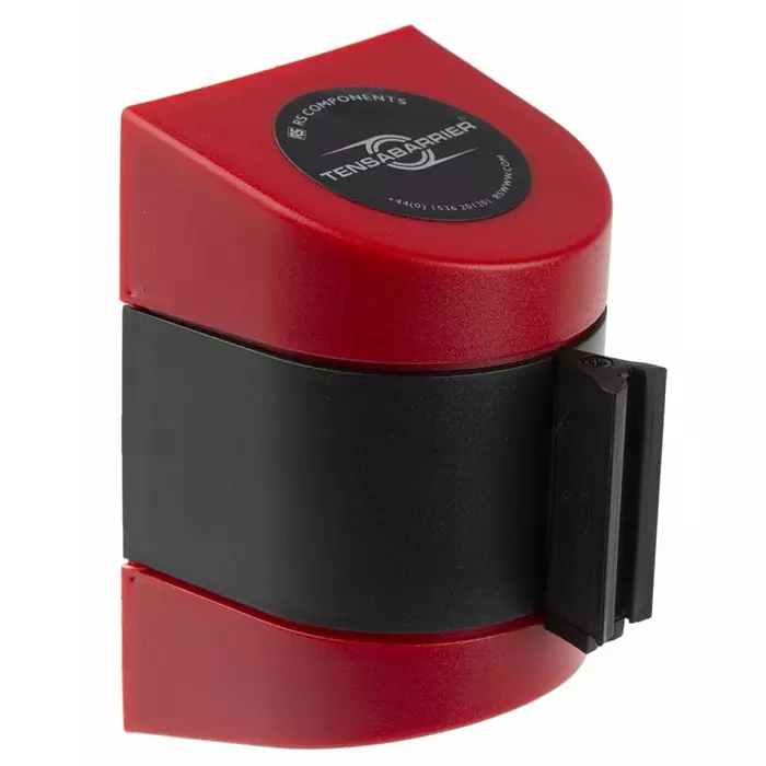 Tensator Red White Plastic Retractable Barrier 4.6m Red White Tape, 897-21-D3