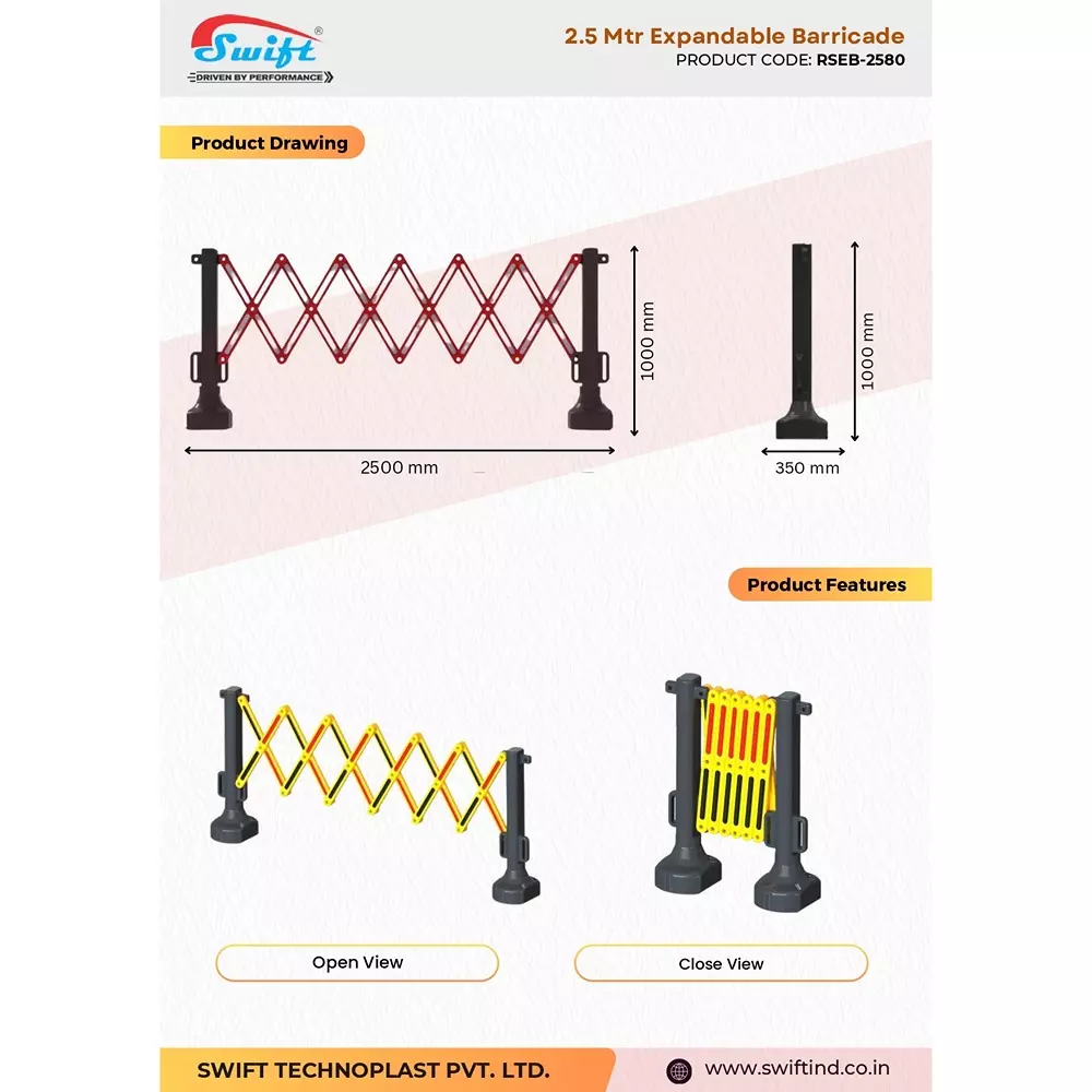 swift-technoplast-25-mtr-lldpe-expandable-road-safety-barricade-lopen2500close800xh1000mm-rsb-25ex2580