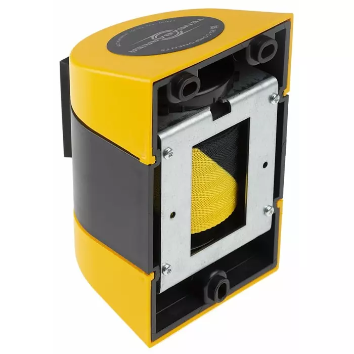 Tensator Black Yellow Plastic Retractable Barrier 4.6m Yellow/Black Tape, 897-35-D4