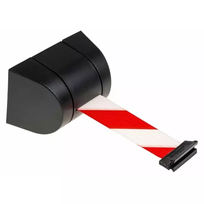 Tensator Red White PET Retractable Barrier 4.6m Red White Tape, 897-33-33-D3