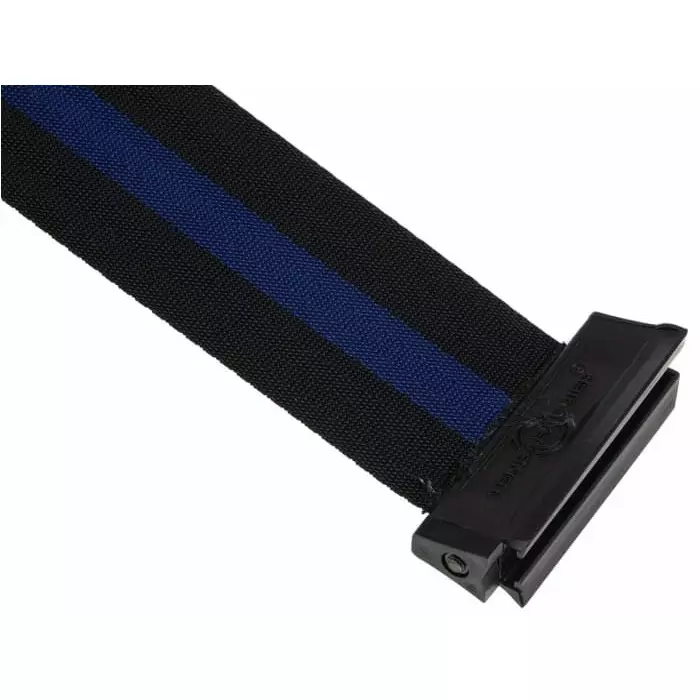 Tensator Black Blue Plastic Retractable Barrier 4.6m Black Blue Tape, 897-33-33-S1
