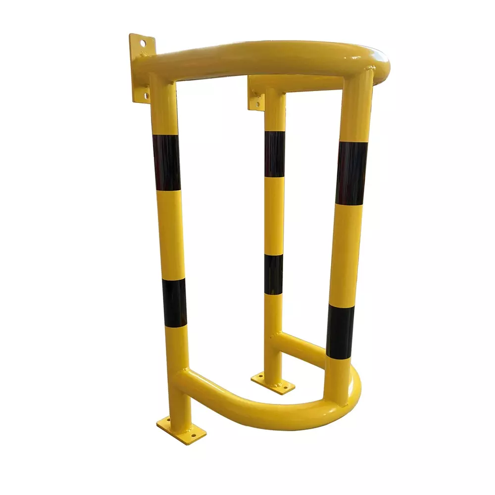 RS PRO Impact Protector Steel Black/Yellow 1000 mm Post/Column, 2845299