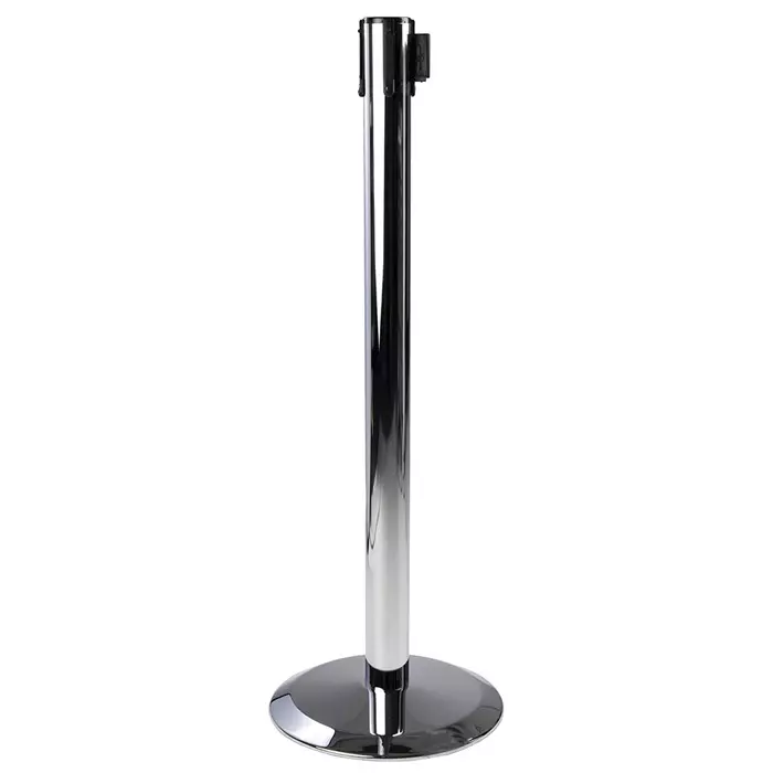 Tensator Black Silver Retractable Barrier 2.3m Red Tape, 889U-1P-R5