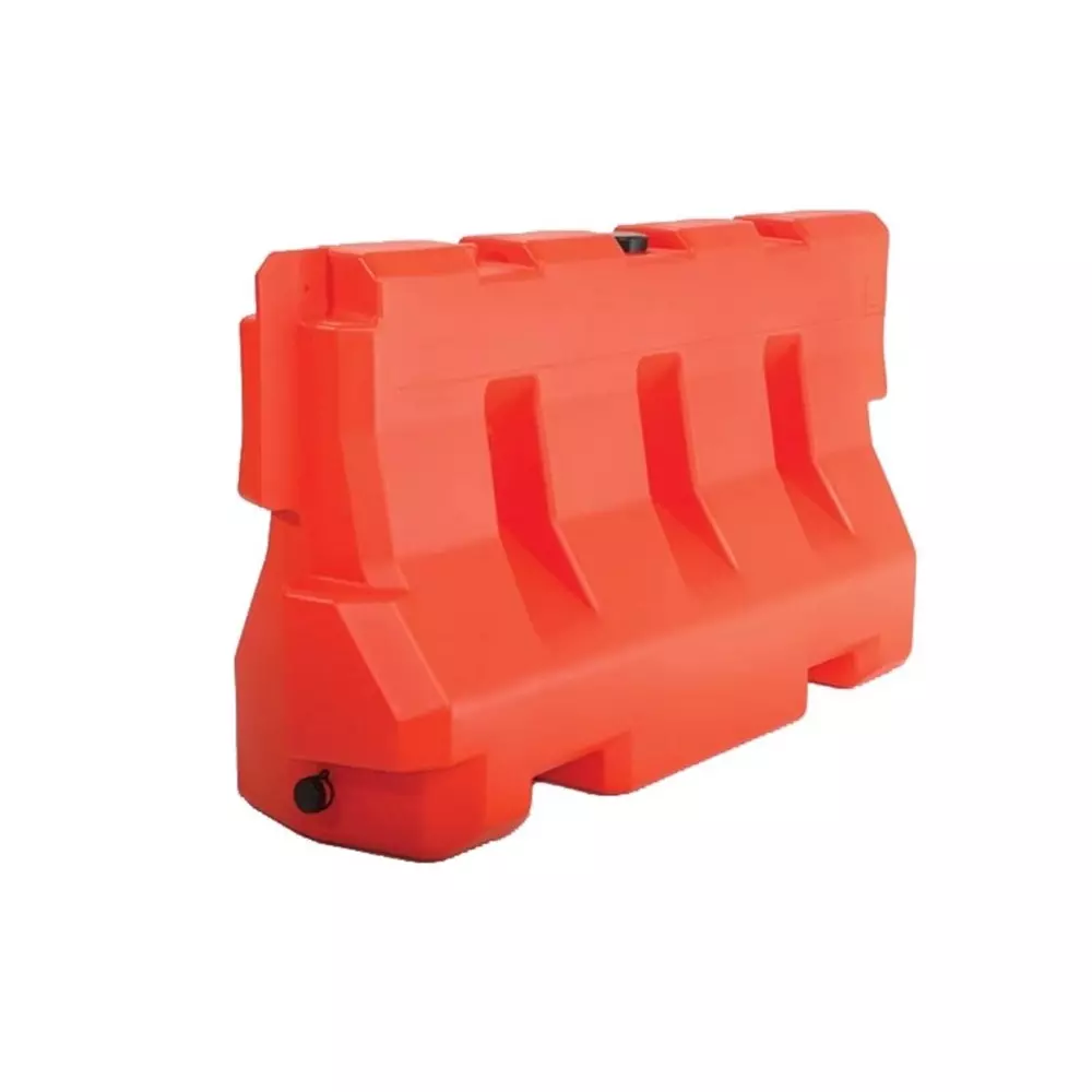 Bombay MS Water Fillable Safety Barrier 25 L Durable & Reusable 1060x350x855 mm (LxWxH), Orange