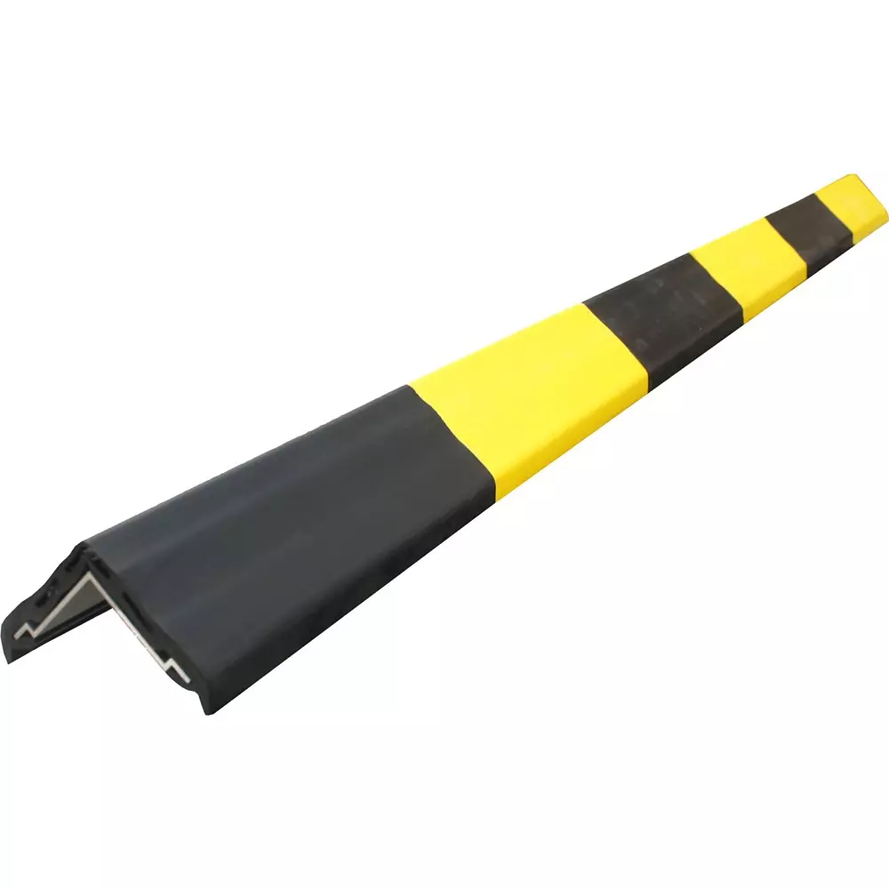 RS PRO Impact Protector Aluminium Black/Yellow 1140 mm Corner, 2843619