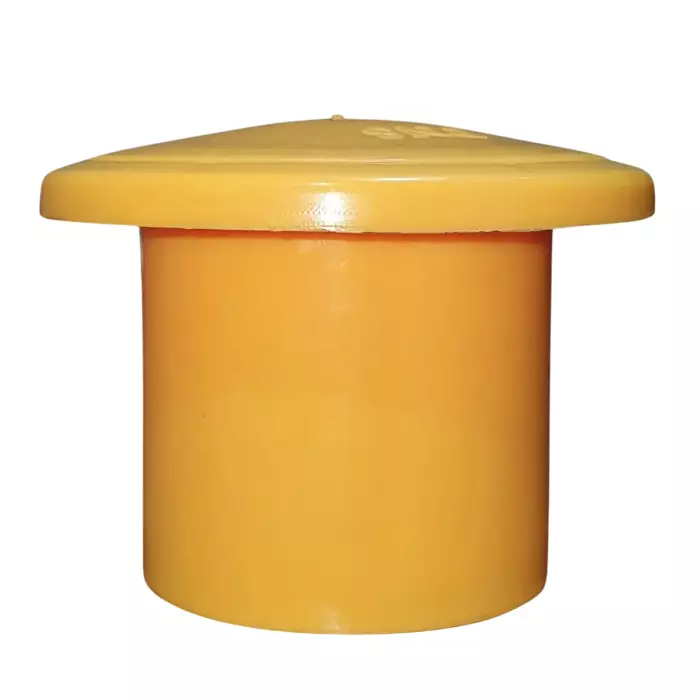 Swift Technoplast Rebar Safety Cap High-Impact Plastic Yellow for Rebar Size 20 to 32 mm, RSC20-32