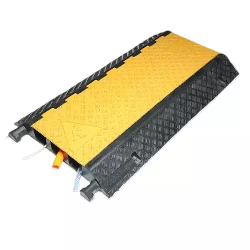 Kovrdo Troika- 3 Channel Cable Protector For High-Traffic Industrial Zones Load Capacity 15 - 20 Ton
