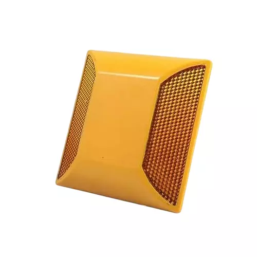 Gati Exports Road Studs with Reflector ABS Orange Reflector (Pack of 100)