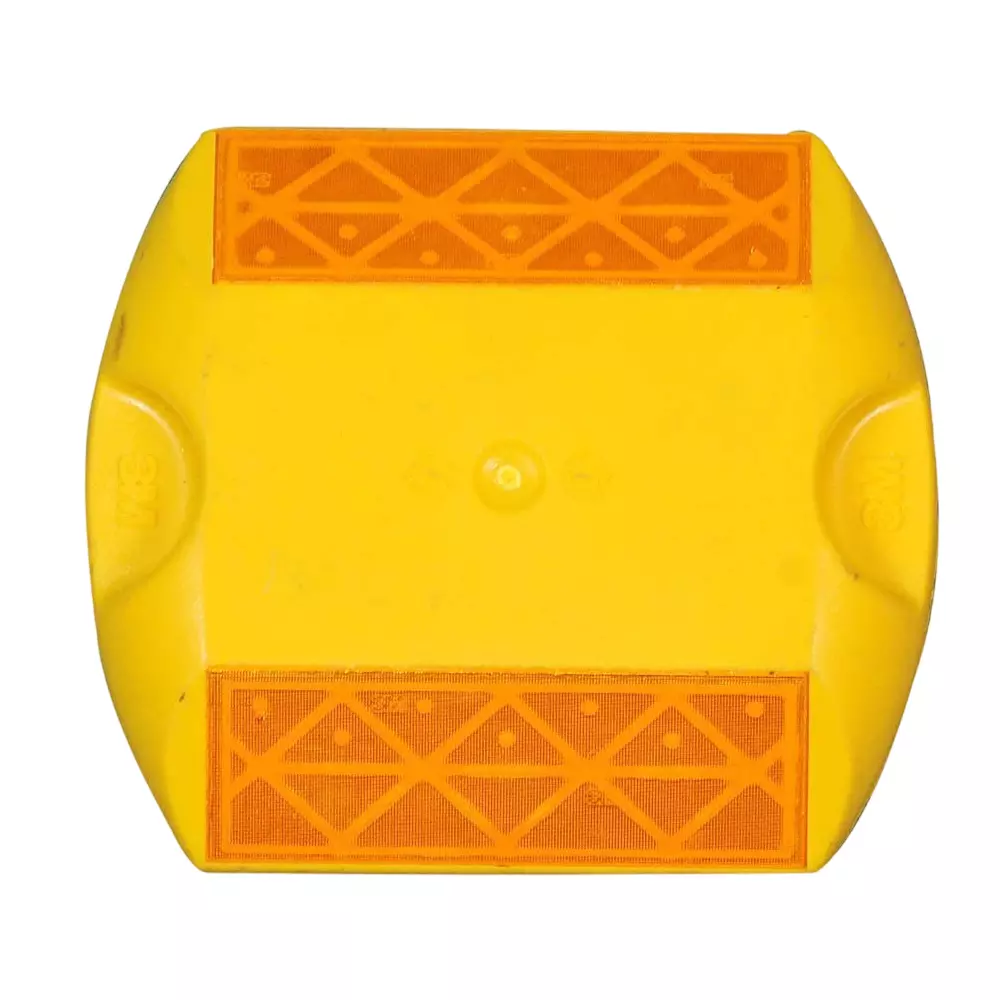 TK Reflective Studs 300 m Visibility Plastic Yellow, Orange (Pack of 10)