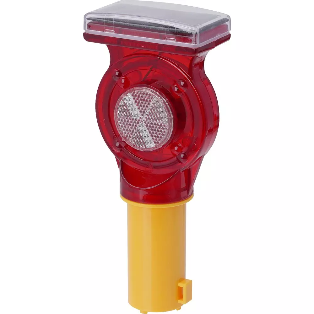 MonotaRO Flash Warning Light for Solar Cone Red, 27149447