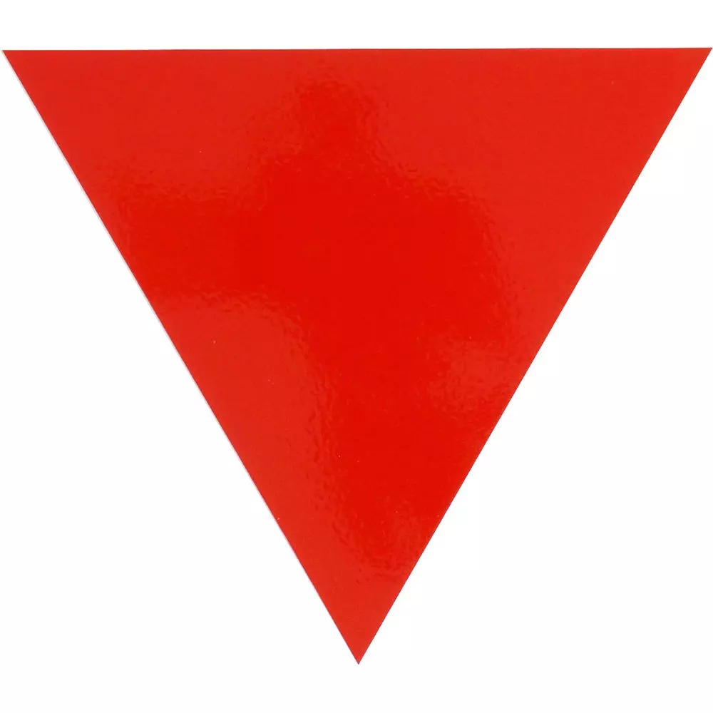 MonotaRO Sticker Reflection Fire Brigade Entrance (Front) Red, (Back) Red 200 / side mm, 50501999