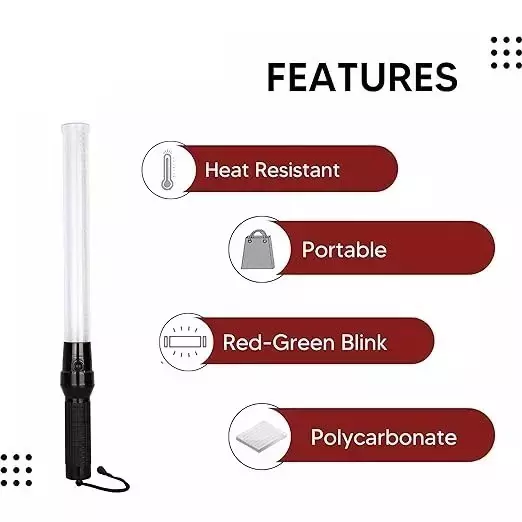 generic-led-baton-light-5334-cm-21-inch-non-rechargeable-red-green-light-color-pack-of-5