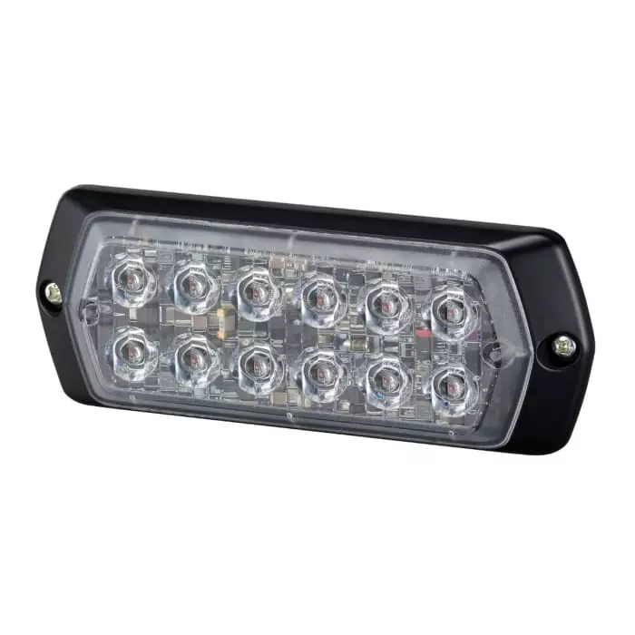 Patlite 2M1 Series Red Multiple Effect Warning Light 12 -24 V Indoor/Outdoor LED Bulb IP68, LPT-2M1-R