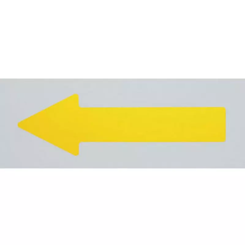 MIDORI Verdeviva Arrow Tape Pet Film Yellow, VHT-YAJIRUSHI (Pack of 10 Pcs)