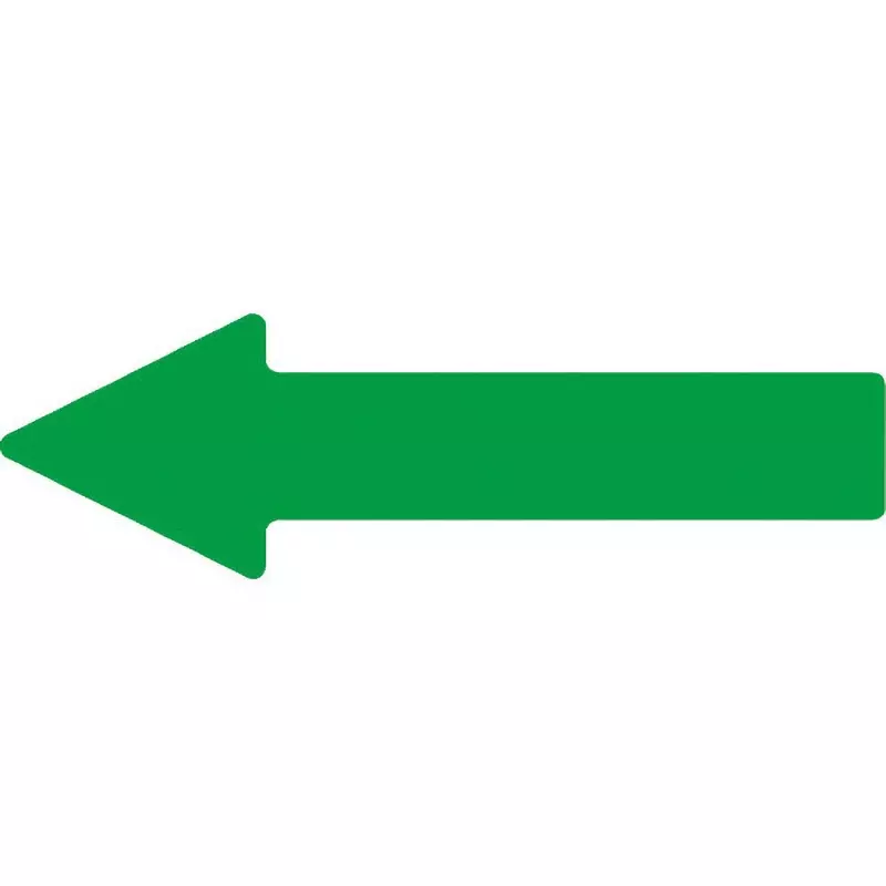 MIDORI Verdeviva Arrow Tape Green, VHT-YAJIRUSHI-GN (Pack of 10 Pcs)