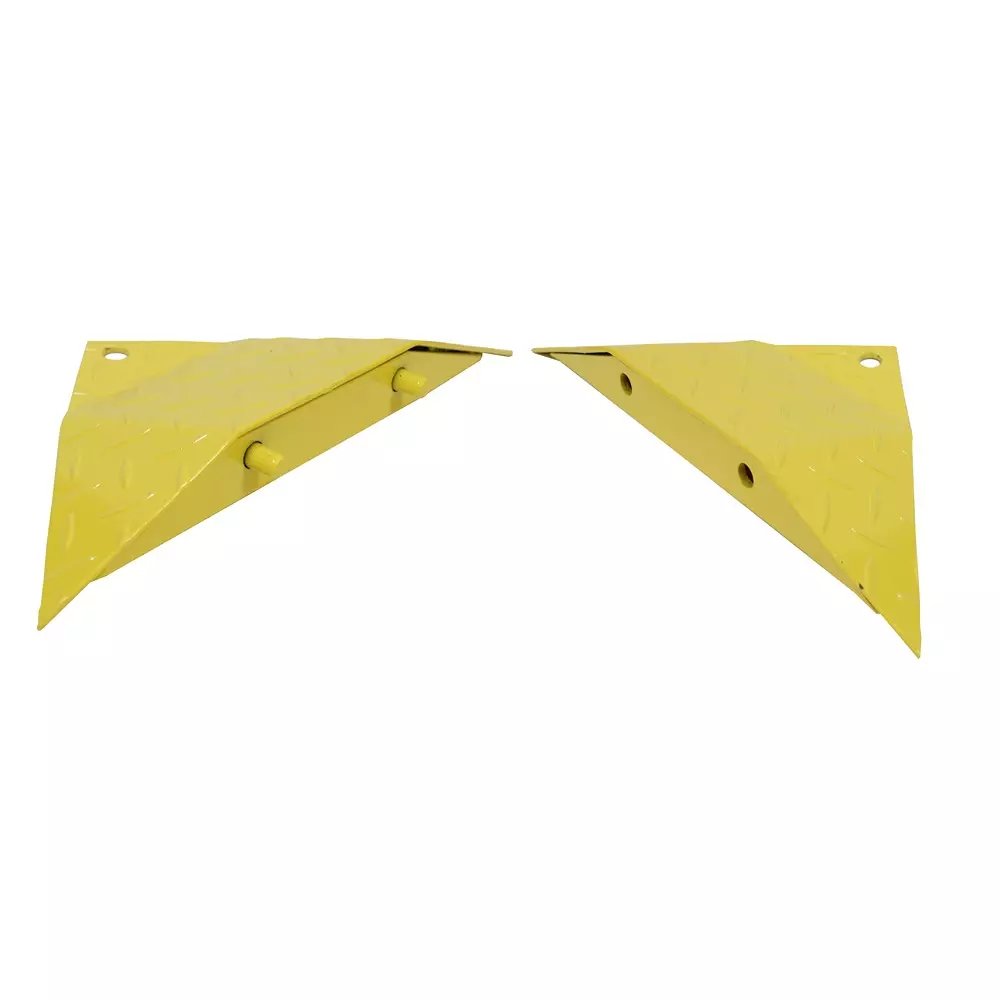 RS PRO Speed Bump 385x50x250 mm Steel Yellow 2 15 km/h, 2845292