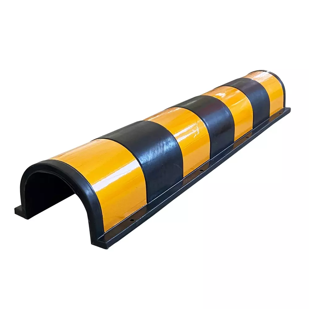 RS PRO Speed Bump 150x100x800 mm Rubber Yellow/Black 8, 2847056