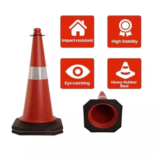 safemetal-traffic-safety-cone-set-with-reflective-strips-3-m-connecting-chain-hook-pvc-body-with-rubber-base-and-75-cm-height-ge-8j46-scog-pack-of-3